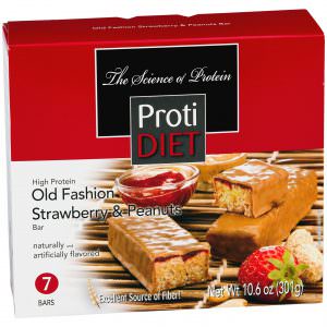 Old fasion strawberry and peanut bar
